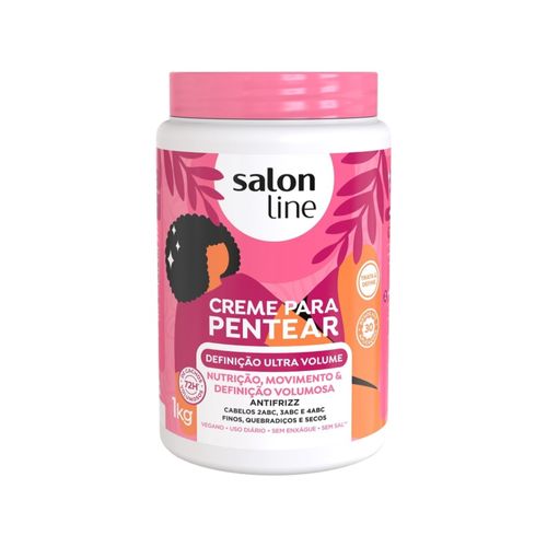 Salon Line Cr eme de Pentear Definição Ultra Volume