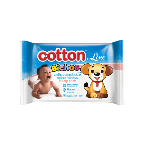 Toalhas Umedecidas Baby Care Bichos c/24 Unidades Toalhas Umedecidas Baby Care Bichos c/24 Unidades