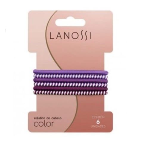 Elastico De Cabelo Daily Silver c/6 Unidades Lanossi Elastico De Cabelo Daily Silver c/6 Unidades Lanossi