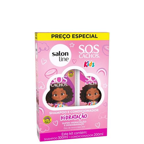 Salon Line Kit Shampoo + Condicionador Sos Cachos Kids