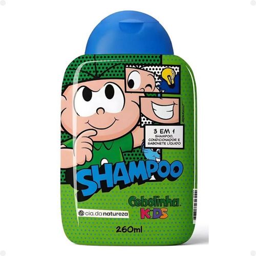 Shampoo 3 em 1 Turma da Mônica Kids Cebolinha 260ml