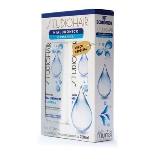 Kit Muriel Studio Hair Shampoo + Condicionador Hialuronico 250ml Kit Muriel Studio Hair Shampoo + Condicionador Hialuronico 250ml