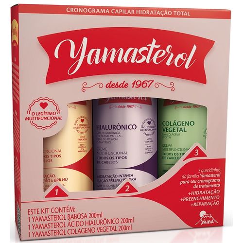 Yamá Kit Yamasterol Babosa+Hialur+Colage Yamá Kit Yamasterol Babosa+Hialur+Colage