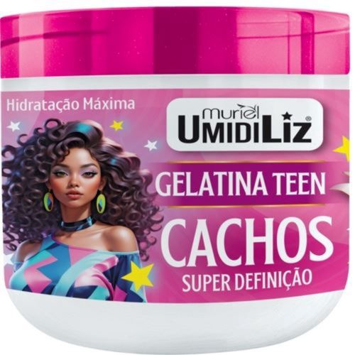 Gelatina Muriel Umidiliz Teen Super Definição Cachos Algodão Doce 500g