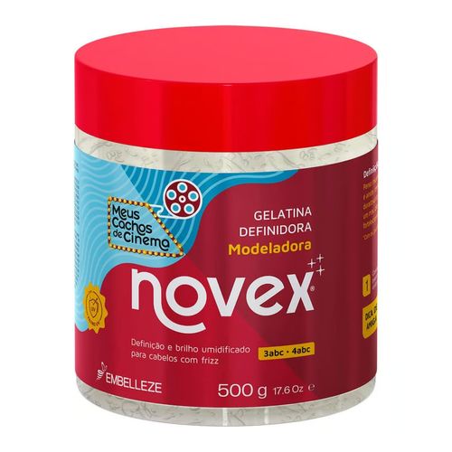 Novex Meus Cachos De Cinema Gelatina 500g Novex Meus Cachos De Cinema Gelatina 500g