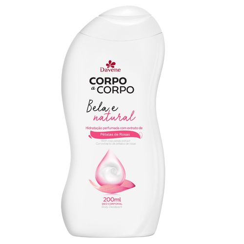 Loção Desodorante Corporal Davene Bela e Natural 200mL