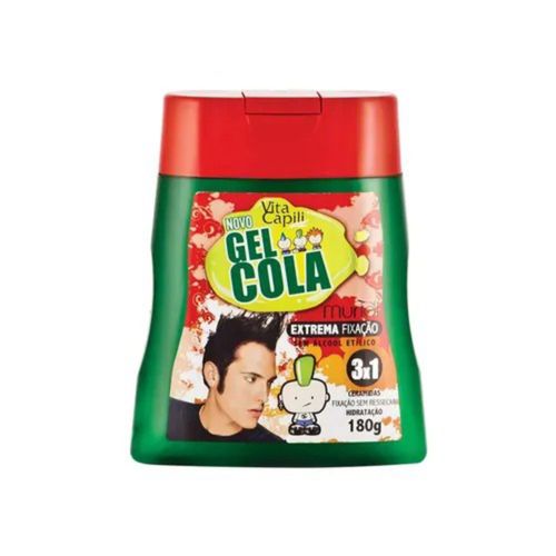 Gel Cola Vita Capili Verde Extrema Fixação 180g