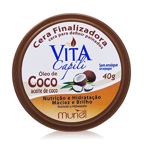 Cera Finalizadora Vita Capilar Óleo Coco 40g