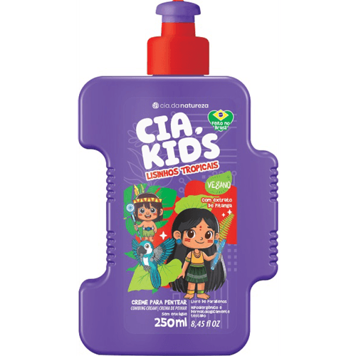 Betulla Creme de Pentear Cia Kids Lisinhos 250ml