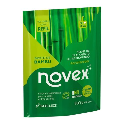 Creme de Tratamento Broto de Bambu Refil Com 300G Novex Creme de Tratamento Broto de Bambu Refil Com 300G Novex