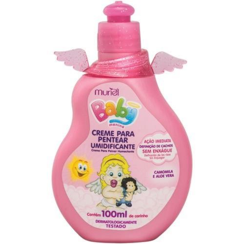 Creme de Pentear Umidificante Muriel Baby Rosa 100ml Creme de Pentear Umidificante Muriel Baby Rosa 100ml