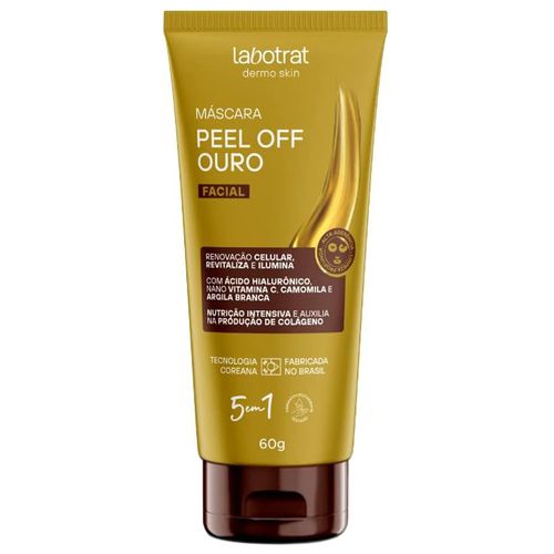 Máscara Peel Off Ouro 60G Labotrat Máscara Peel Off Ouro 60G Labotrat