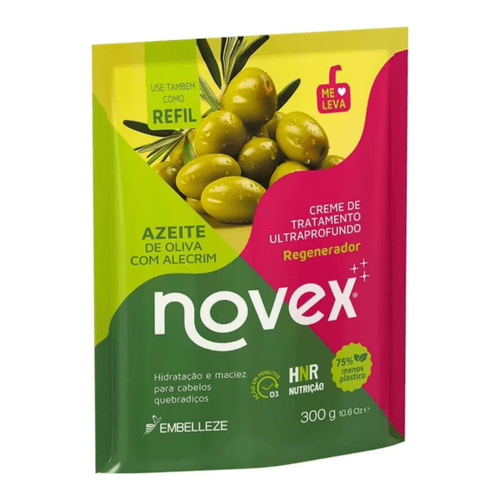 Creme de Tratamento Azeite de Oliva com Alecrim Refil Com 300G Novex
