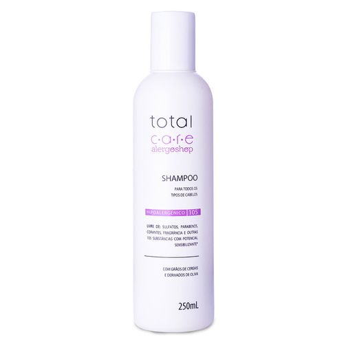 Shampoo Hipoalergênico Total Care 250ml - Alergoshop Shampoo Hipoalergênico Total Care 250ml - Alergoshop