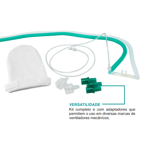 Kit Completo para Suporte Ventilatório CPAP Neonatal com Cânula em  Silicone - Calibre 10 - GMI