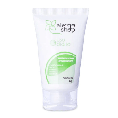 Creme Hidratante Facial Hipoalergênico Uso Diário 50g - Alergoshop Creme Hidratante Facial Hipoalergênico Uso Diário 50g - Alergoshop