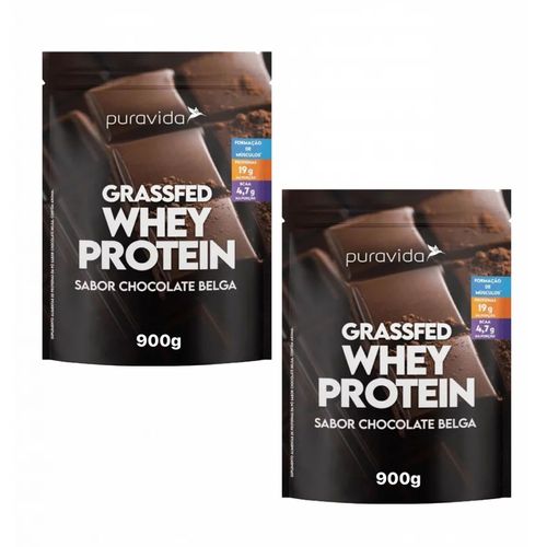2x Whey Protein- Grassfed- Chocolate Belga- 900g- Pura Vida Chocolate Belga 2x Whey Protein- Grassfed- Chocolate Belga- 900g- Pura Vida Chocolate Belga