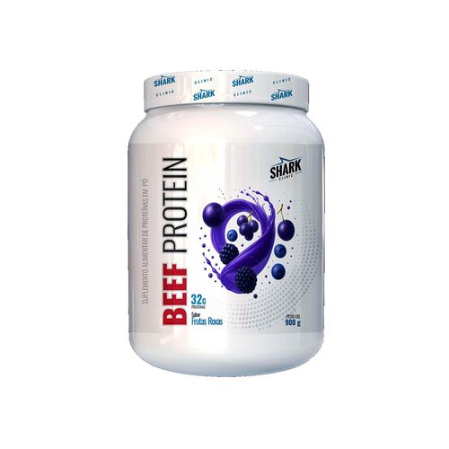Whey Beef Protein Frutas Roxas 900g -  Sharkpro Suplementos