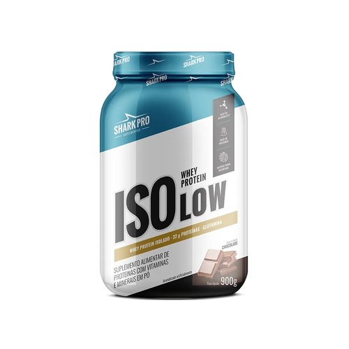 Isolow  Whey Protein Isolado 900g Chocolate - Sharkpro Suplementos