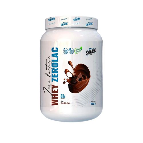 Whey Zerolac Pote 900g Chocolate Dark - Sharkpro Suplementos