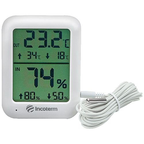 Termo-Higrômetro Digital Incoterm TH80 Máxima/Mínima Termo-Higrômetro Digital Incoterm TH80 Máxima/Mínima