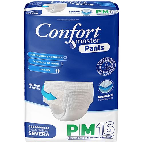 Fralda Geriátrica Confort Master P/M 16 Unidades Fralda Geriátrica Confort Master P/M 16 Unidades