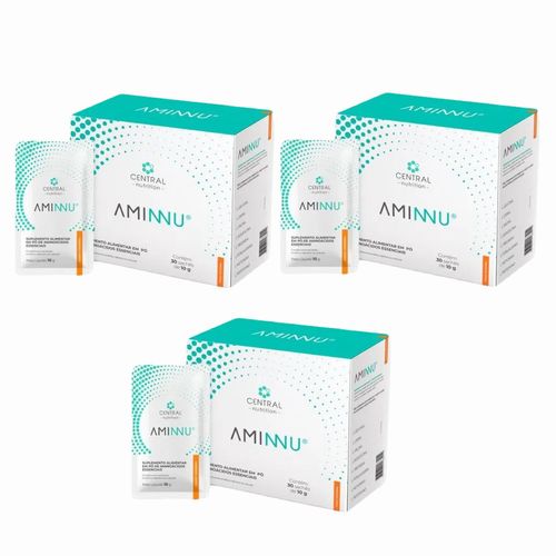 3x Aminnu Tangerina- 30 Sachês de 10g- Central Nutrition tangerina 3x Aminnu Tangerina- 30 Sachês de 10g- Central Nutrition tangerina