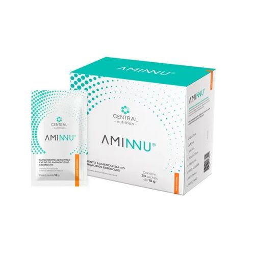 Aminnu Tangerina- 30 Sachês de 10g- Central Nutrition tangerina Aminnu Tangerina- 30 Sachês de 10g- Central Nutrition tangerina