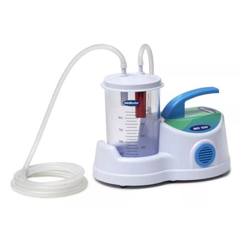 Aspirador de Secreção com Bomba de Vácuo MD-100 (bivolt) - Medicate Aspirador de Secreção com Bomba de Vácuo MD-100 (bivolt) - Medicate