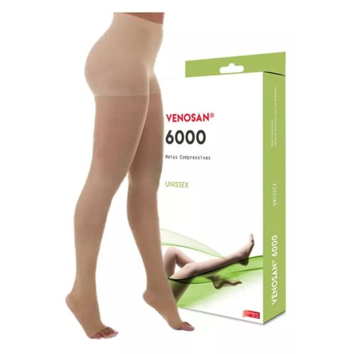 Meia de Compressão Venosan 6000 20-30 mmHg AT Meia-Calça Bege - Venosan P