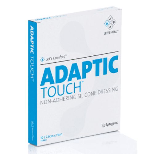 Curativo Adaptic Touch Malha não Aderente de Silicone 7.6 X 5cm (1 unidade) – Systagenix
