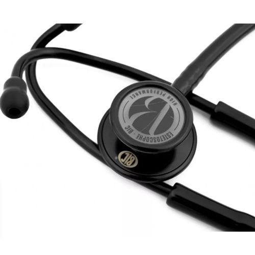 Estetoscópio Duplo Eternity Adulto e Pediátrico Inox All Black ES1507 - BIC Estetoscópio Duplo Eternity Adulto e Pediátrico Inox All Black ES1507 - BIC