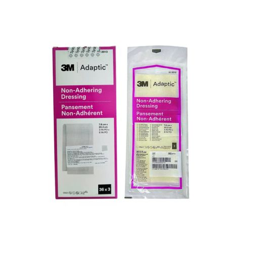 Curativo Adaptic 7,6x20,3 cm Malha Não Aderente (caixa com 24 unidades) - Systagenix