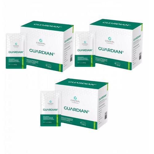 3x Guardian 8,5g-30 Sachês- Central Nutrition- Limão Limão 3x Guardian 8,5g-30 Sachês- Central Nutrition- Limão Limão