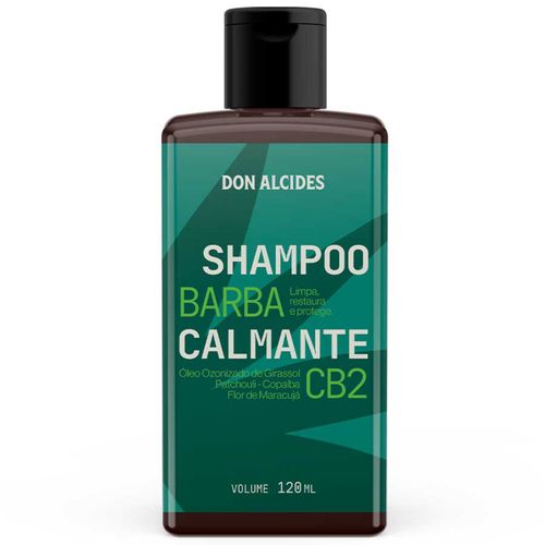 Shampoo Para Barba CB2 Kush Calmante e Afrodisíaco 120mL Don Alcides Shampoo Para Barba CB2 Kush Calmante e Afrodisíaco 120mL Don Alcides