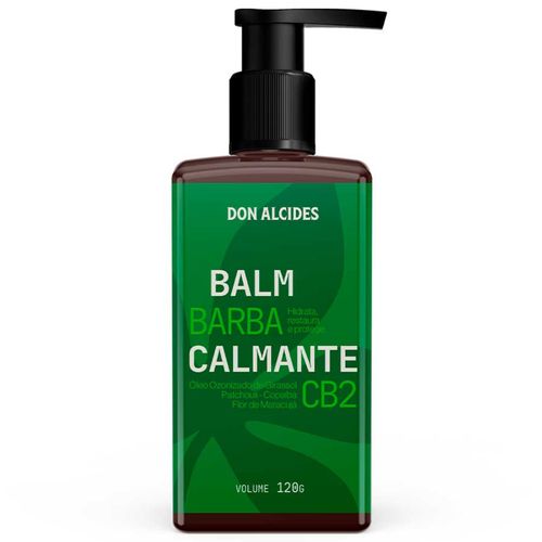 Balm Para Barba CB2 Kush Calmante e Afrodisíaco 120g Don Alcides