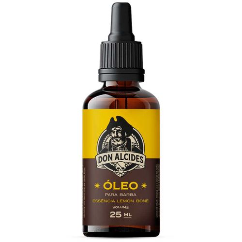 Óleo para Barba Lemon Bone Cítrico Hidratação Intensa 25mL Don Alcides