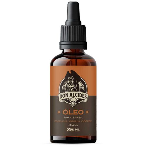 Óleo para Barba Vanilla Coffee Fortalece e Hidrata 25mL Don Alcides Óleo para Barba Vanilla Coffee Fortalece e Hidrata 25mL Don Alcides