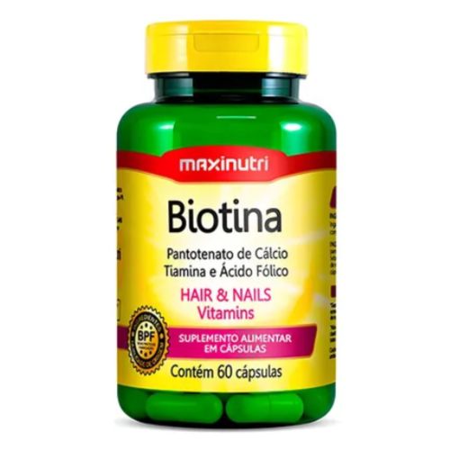 BIOTINA COM 60 CÁPSULAS cabelo pele e unha BIOTINA COM 60 CÁPSULAS cabelo pele e unha