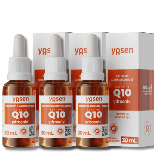 KIT 3 Coenzima Q10 Ydrosolv 30ml Yosen