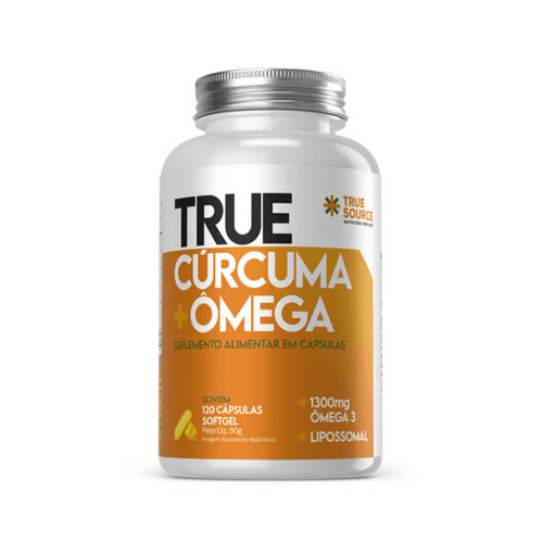 True Cúrcuma + Ômega Lipossomal 120 Cápsulas True Source True Cúrcuma + Ômega Lipossomal 120 Cápsulas True Source