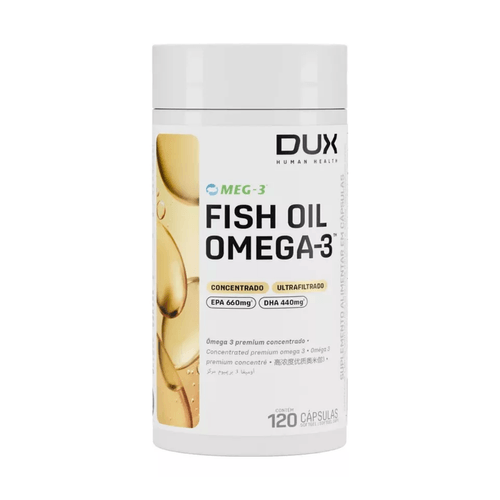 Fish Oil Ômega 3 Dux Nutrition 120 Caps Fish Oil Ômega 3 Dux Nutrition 120 Caps