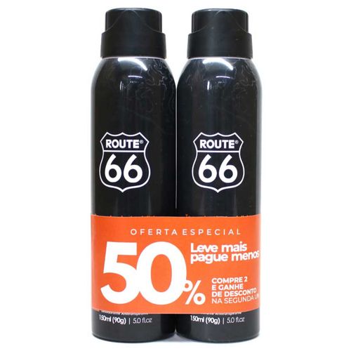Kit 2 Desodorante Antitranspirante Route 66 Invisible 50% OFF 150mL Viking Kit 2 Desodorante Antitranspirante Route 66 Invisible 50% OFF 150mL Viking