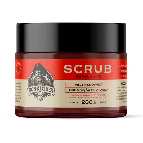 Scrub Esfoliante Corporal Masculino Amadeirado Antioxidante 280g Don Alcides Scrub Esfoliante Corporal Masculino Amadeirado Antioxidante 280g Don Alcides