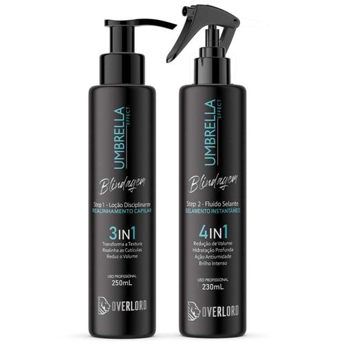 Kit Blindagem Capilar Umbrella Effect Realinhamento + Selamento Overlord Kit Blindagem Capilar Umbrella Effect Realinhamento + Selamento Overlord