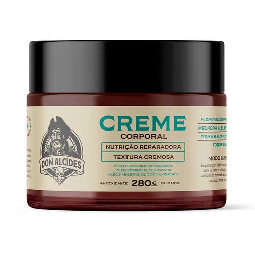Creme Corporal Masculino Herbal Hidratante Firmador 280g Don Alcides Creme Corporal Masculino Herbal Hidratante Firmador 280g Don Alcides
