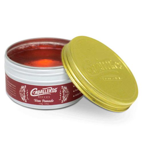Firm Pomade - Pomada Efeito Brilho Alta Fixação 110g Caballeros