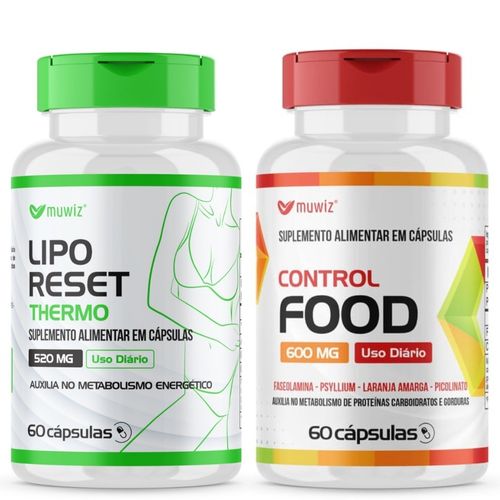 Kit Verão Pack Lipo Reset Thermo e Control Food Muwiz