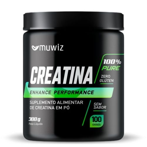 Creatina Pura Importada 300g Sabor Neutro Muwiz