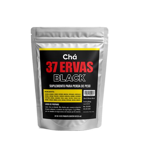 Chá 37 Ervas Black - Sachet Laminado